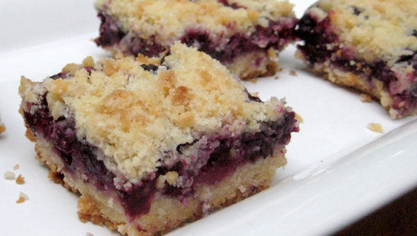 Blueberry Ice Squares